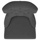  Coaster Furniture Baney 115562 Fabric Upholstered Dining Side Chair - Grey and Black IMAGE 9