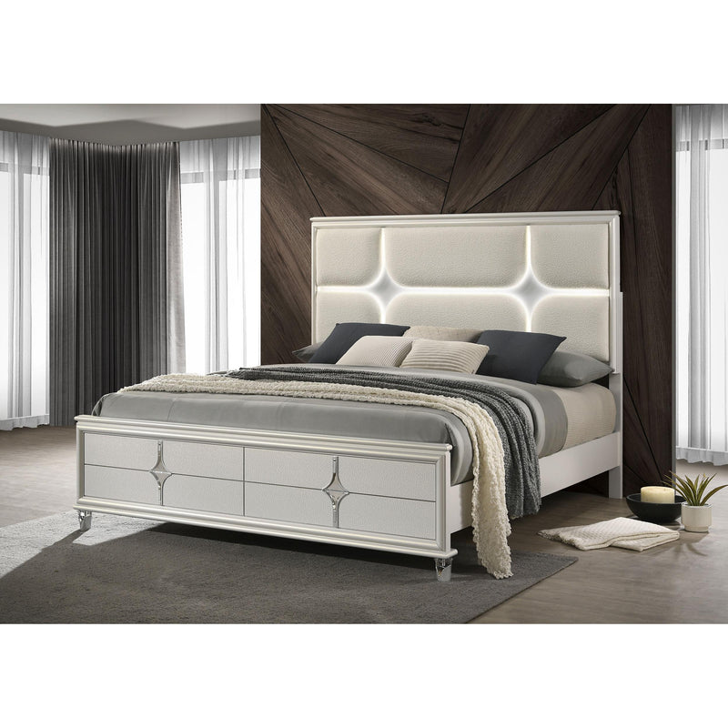 Coaster Furniture Olivia California King Upholstered Panel Bed 224951KW IMAGE 6