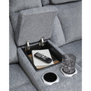 Signature Design by Ashley Studio Cave PC4980218 Power Reclining Loveseat with Console and Adjustable Headrest IMAGE 8