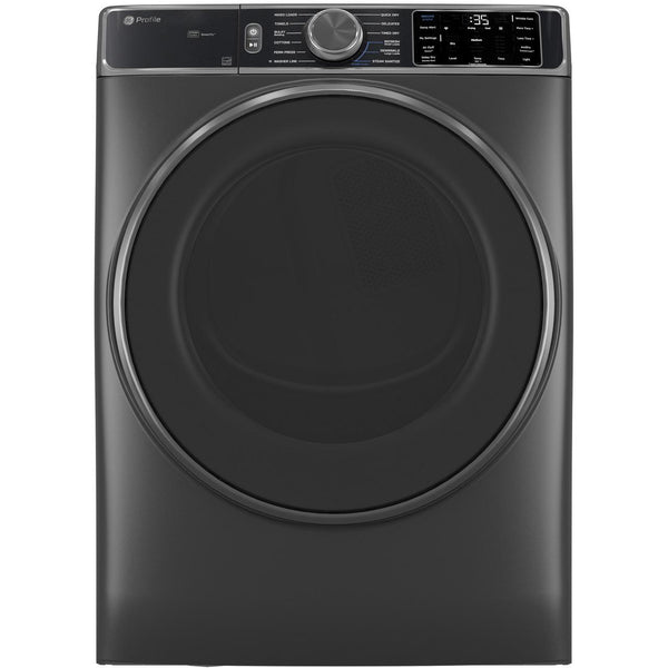 GE Profile 7.8 cu. ft. Gas Dryer with Steam and Sanitize Cycle PFD95GSPWDS IMAGE 1