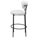 Coaster Furniture Viola 108189 Boucle Upholstered Bar Chair - Cream (Set of 2) IMAGE 5