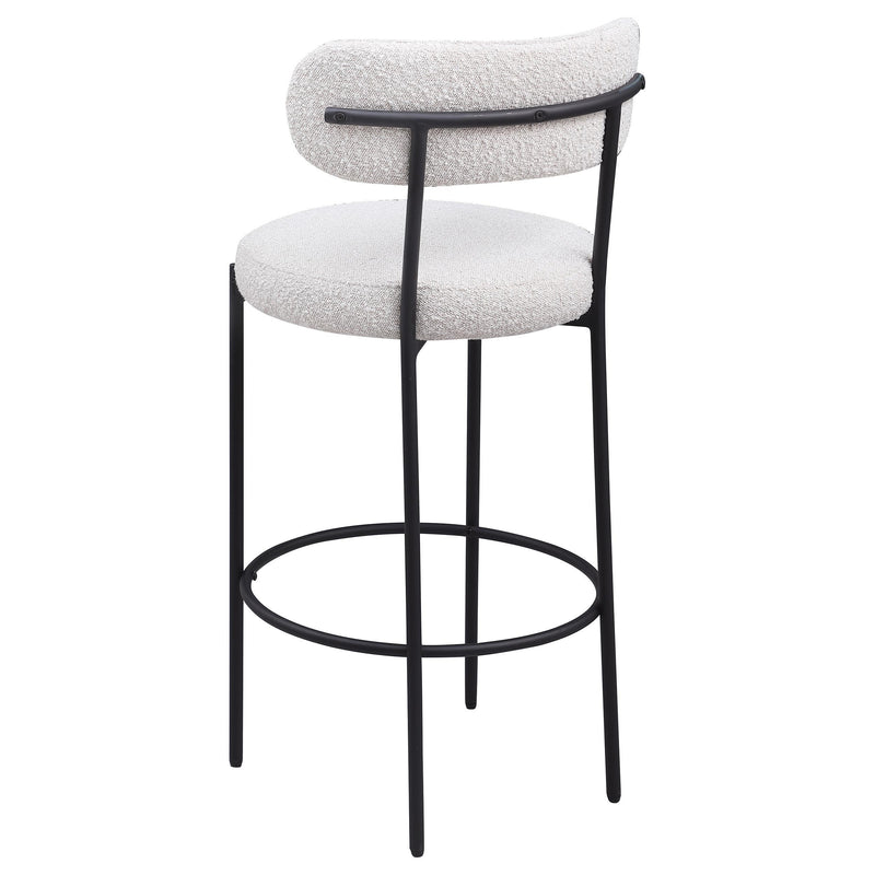 Coaster Furniture Viola 108189 Boucle Upholstered Bar Chair - Cream (Set of 2) IMAGE 6