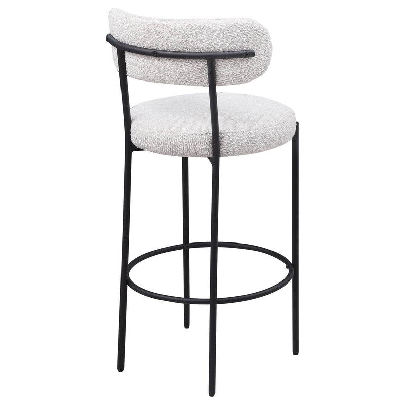 Coaster Furniture Viola 108189 Boucle Upholstered Bar Chair - Cream (Set of 2) IMAGE 7