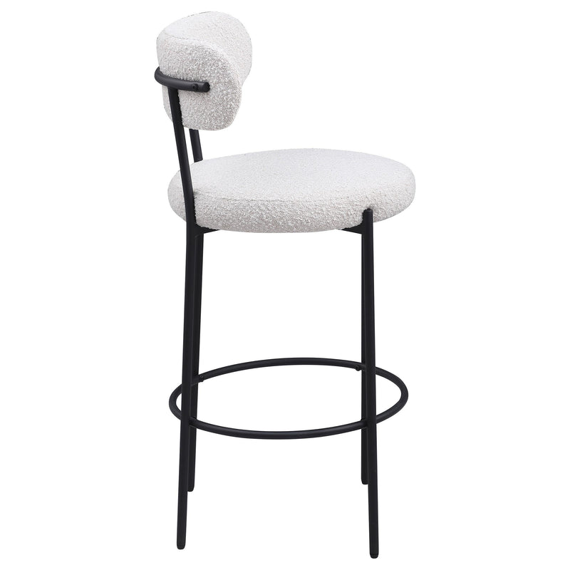 Coaster Furniture Viola 108189 Boucle Upholstered Bar Chair - Cream (Set of 2) IMAGE 8