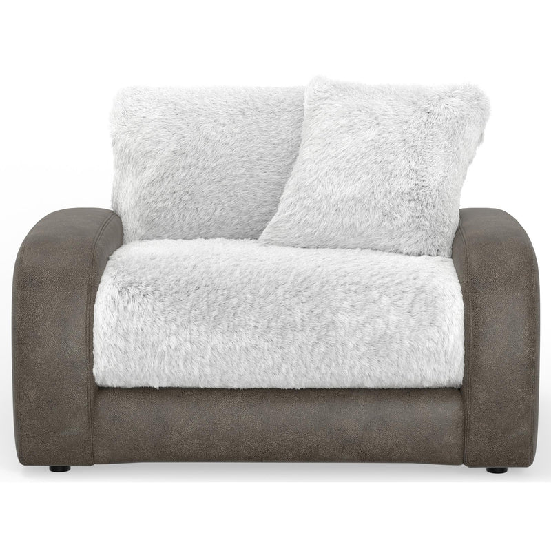 Jackson Furniture 1320-01 Chair 1/2 - Snowball/Taupe IMAGE 2