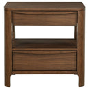  Coaster Furniture Maderia 223322 2-Drawer Nightstand Bedside Table - Walnut IMAGE 3