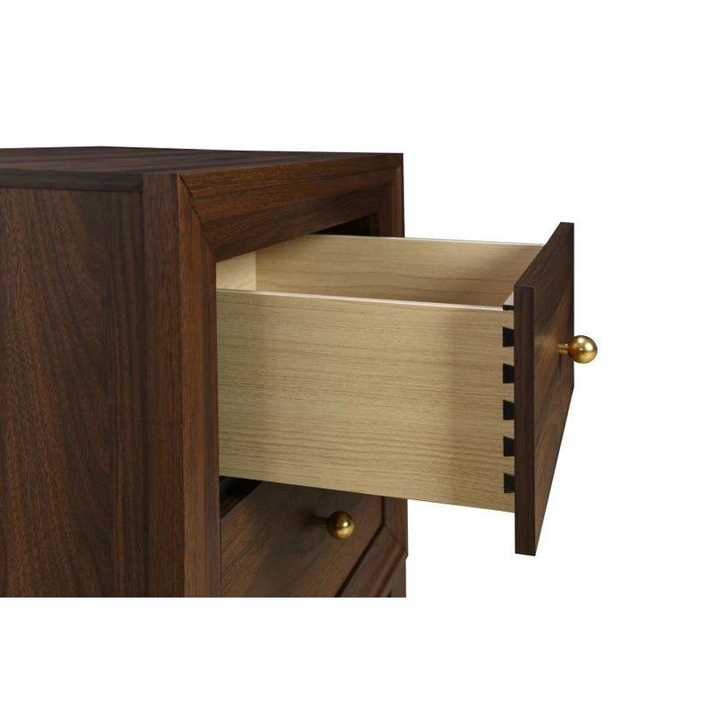 Coaster Furniture Welsley 223442 2-Drawer Nightstand Bedside Table - Walnut IMAGE 11