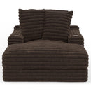 Jackson Furniture Comfrey 3045-09 Chaise - Chocolate IMAGE 2