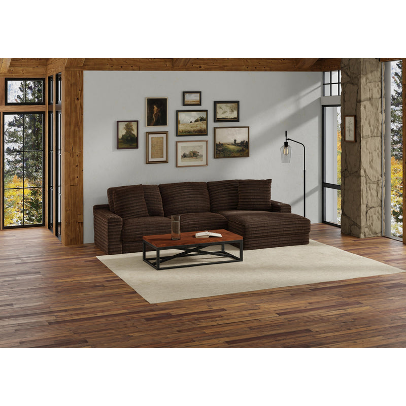 Jackson Furniture Comfrey 3045 2 pc Sectional - Chocolate IMAGE 11