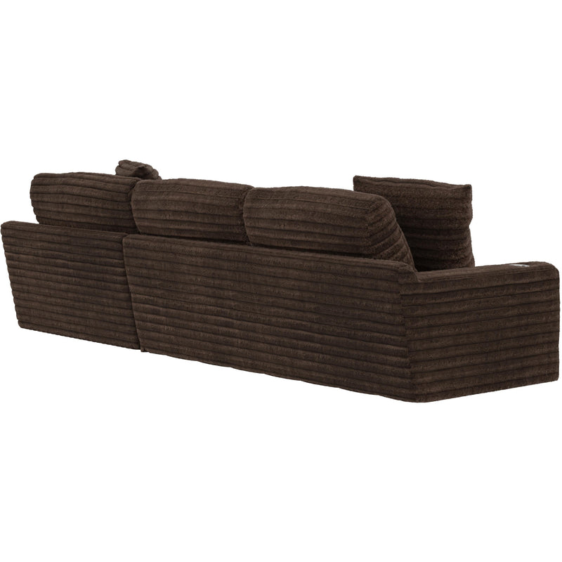 Jackson Furniture Comfrey 3045 2 pc Sectional - Chocolate IMAGE 6