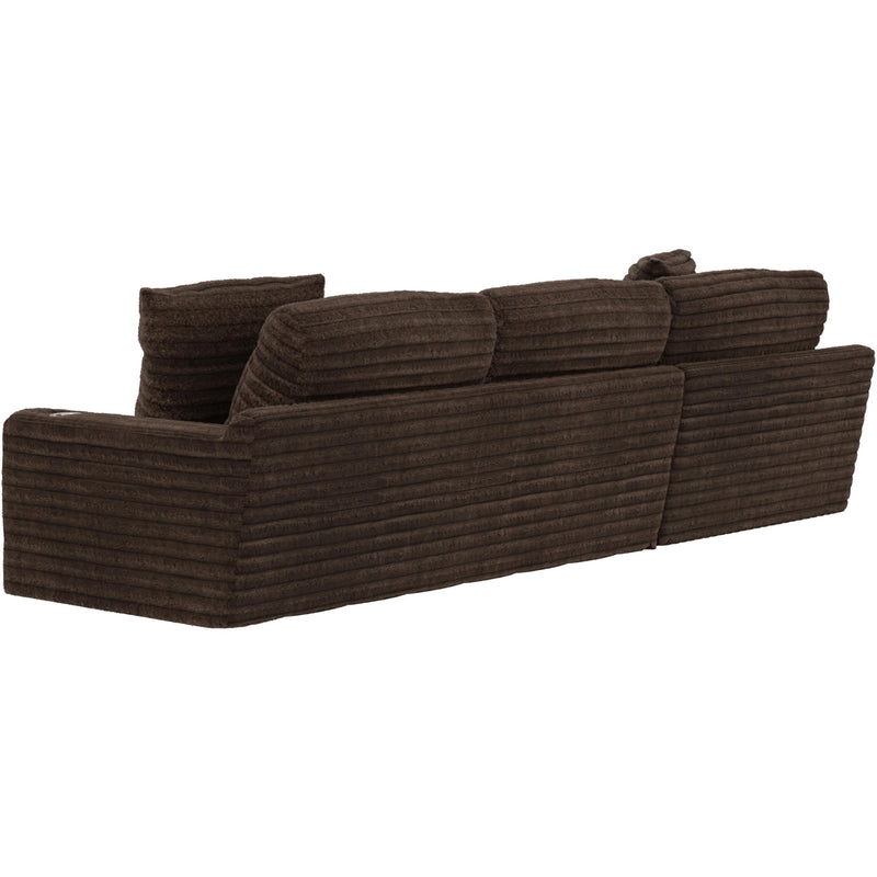 Jackson Furniture Comfrey 3045 2 pc Sectional - Chocolate IMAGE 8