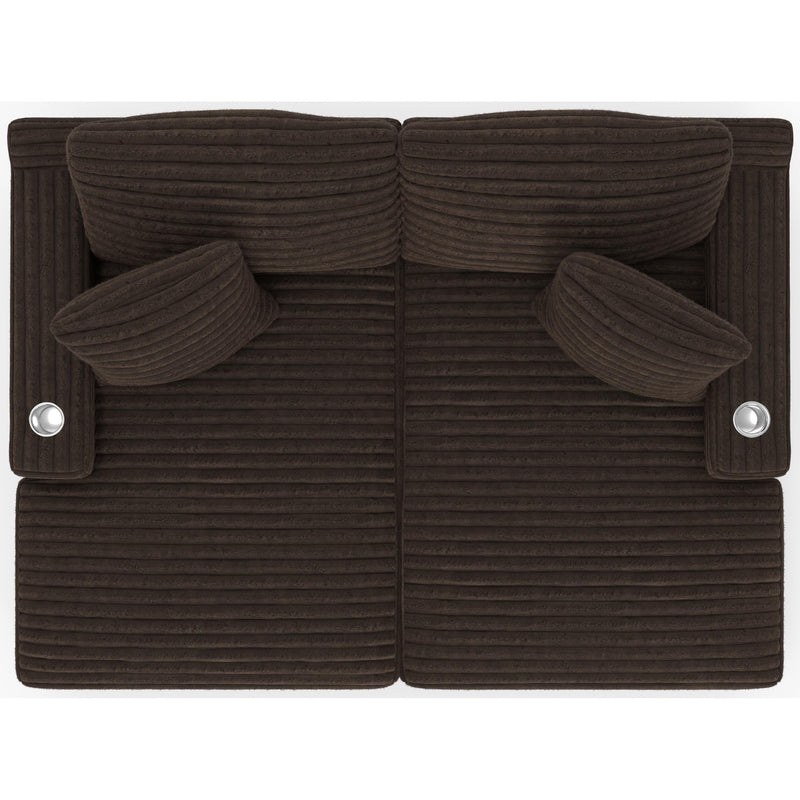 Jackson Furniture Comfrey 3045 2 pc Sectional - Chocolate IMAGE 5