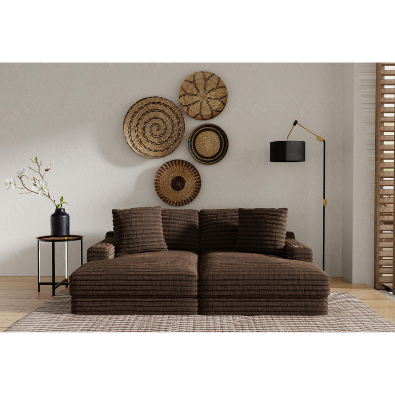 Jackson Furniture Comfrey 3045 2 pc Sectional - Chocolate IMAGE 6