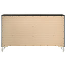  Coaster Furniture Lucia 224993 6-Drawer Dresser Cabinet - Black IMAGE 7