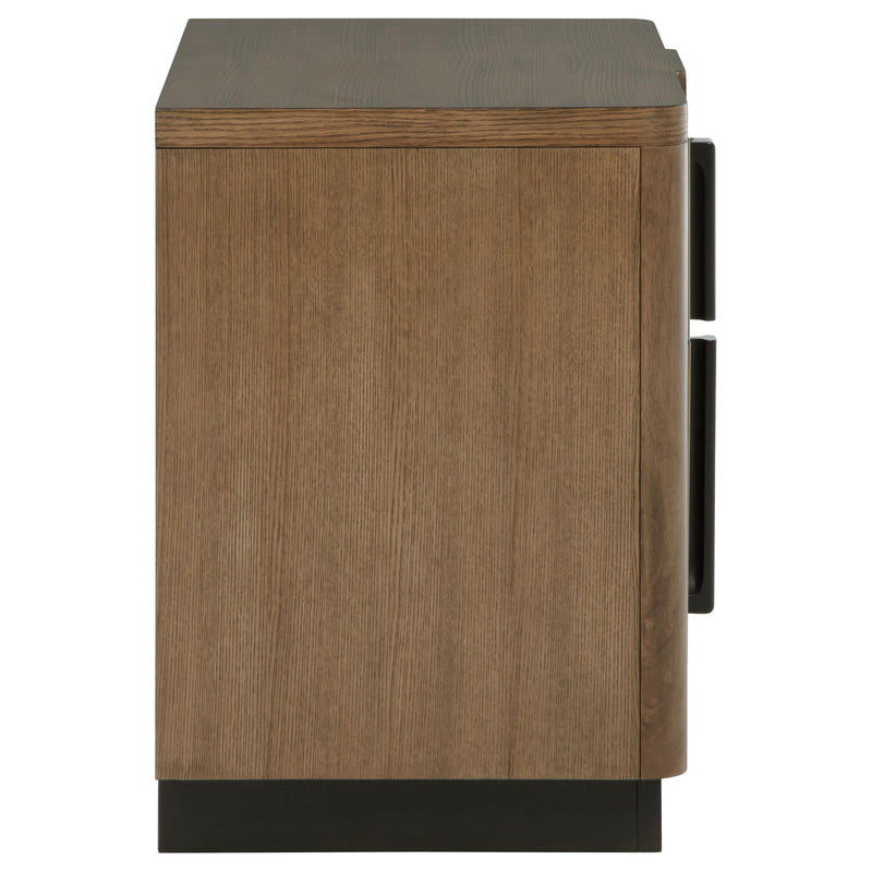  Coaster Furniture Terrace 224902 2-Drawer Nightstand Bedside Table - Ash Brown IMAGE 9