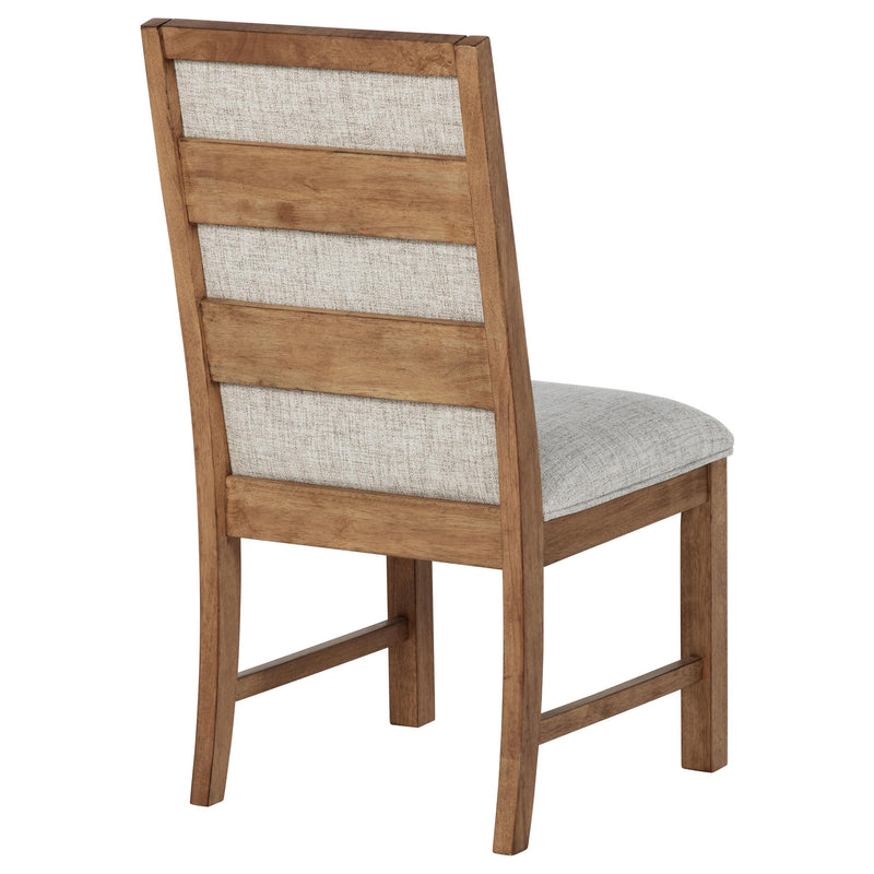 Coaster Furniture Bruner 109102 Upholstered Side Chair - Natural Brown (Set of 2) IMAGE 8