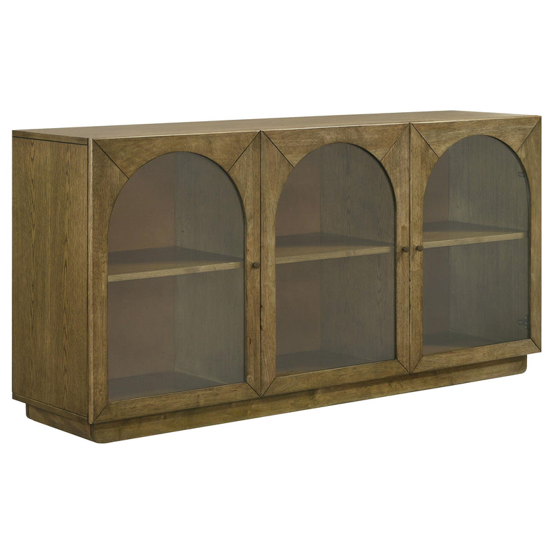  Coaster Furniture Castlewood 109355 71-inch Dining Sideboard Buffet Server - Brown Oak IMAGE 1