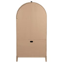  Coaster Furniture Kailani 109386 4-Door Cane Dining Vitrine Display Cabinet - Beige Oak IMAGE 6