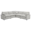 Coaster Furniture Collins 609560P Modular Power Reclining Sectional Sofa Set - Grey IMAGE 1