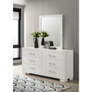  Coaster Furniture Jessica 202993M 6-Drawer Dresser with Mirror - Cream White IMAGE 2
