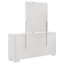  Coaster Furniture Jessica 202993M 6-Drawer Dresser with Mirror - Cream White IMAGE 6