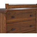  Coaster Furniture Robyn 205133M 6-Drawer Dresser with Mirror - Dark Walnut IMAGE 10
