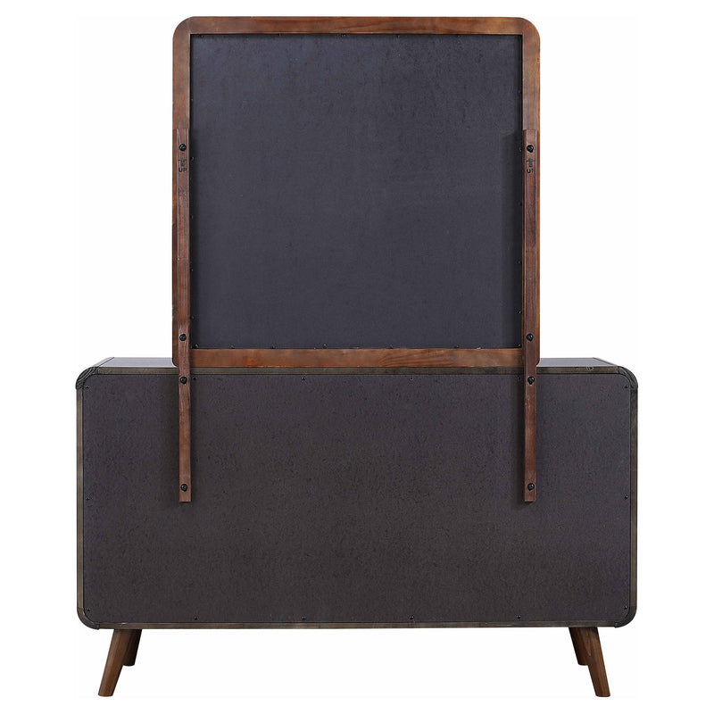 Coaster Furniture Robyn 205133M 6-Drawer Dresser with Mirror - Dark Walnut IMAGE 7