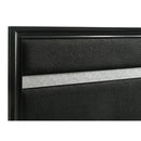  Coaster Furniture Miranda 206360T 54-inch Upholstered Twin Panel Bed - Black IMAGE 6