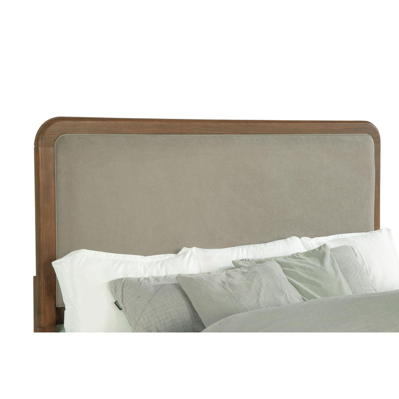 Coaster Furniture Maderia 223321KW 57-inch Upholstered California King Panel Bed - Walnut IMAGE 6