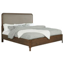  Coaster Furniture Maderia 223321Q 57-inch Upholstered Queen Panel Bed - Walnut IMAGE 3