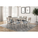 Furniture of America Keynes FM3201GY-T Dining Table IMAGE 2