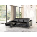 Furniture of America Stordal FM69004BK-SECT-L Sectional, Left Chaise IMAGE 2