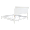 Coaster Furniture Bexhill 223471Q 56-inch Upholstered Queen Panel Bed - White IMAGE 4