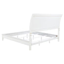  Coaster Furniture Bexhill 223471KW 56-inch Upholstered California King Panel Bed - White IMAGE 4