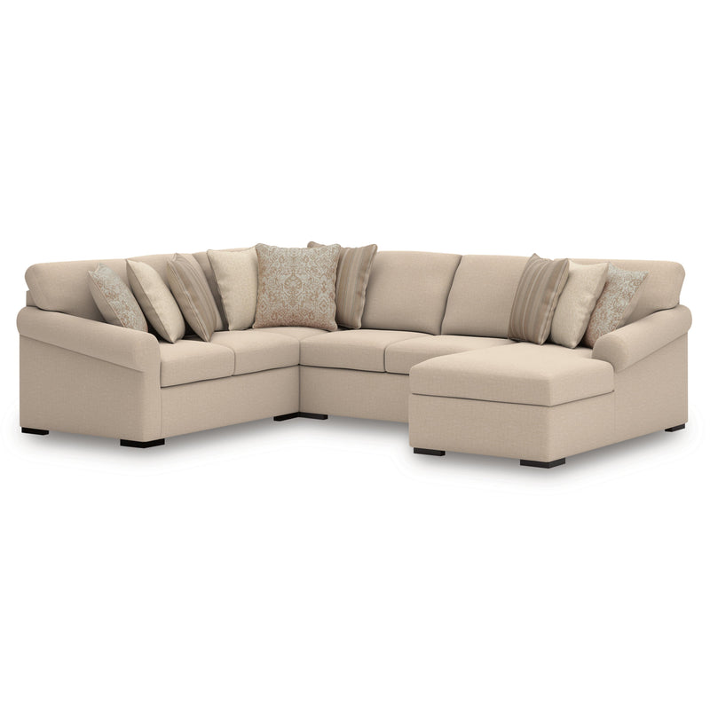 Benchcraft LadyMae 59404S3 4 pc Sectional with Chaise IMAGE 1