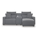 Signature Design by Ashley Modmax 65906S4 3 pc Power Reclining Sectional with Chaise IMAGE 1