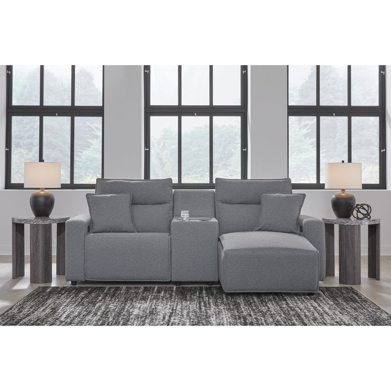  Signature Design by Ashley Modmax 65906S4 3 pc Power Reclining Sectional with Chaise IMAGE 2