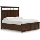 Signature Design by Ashley Taffenbrook B849B4 King Panel Storage Bed IMAGE 1