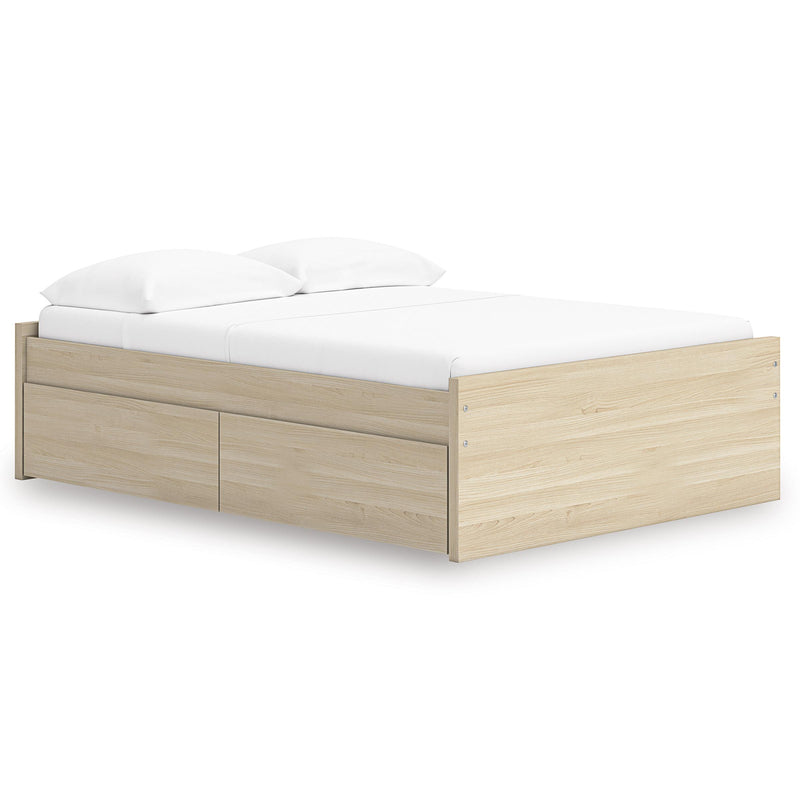  Signature Design by Ashley Onita EB9632B14 Full Platform Bed with 2 Side Storage IMAGE 1
