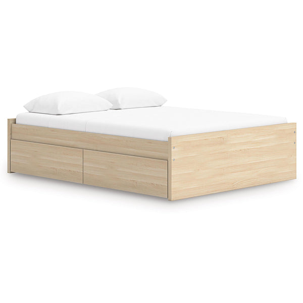  Signature Design by Ashley Onita EB9632B9 Queen Platform Bed with 1 Side Storage IMAGE 1