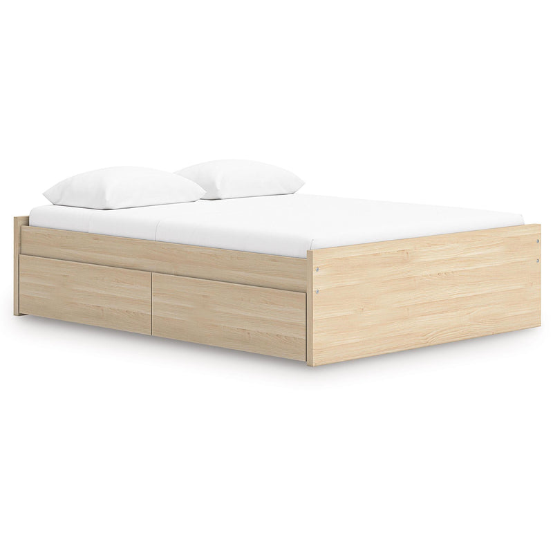  Signature Design by Ashley Onita EB9632B9 Queen Platform Bed with 1 Side Storage IMAGE 1