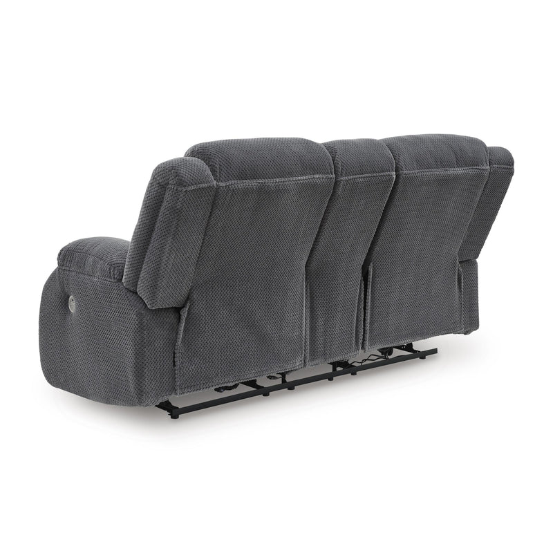 Signature Design by Ashley Observation PC2140596 Double Reclining Power Loveseat with Console IMAGE 4