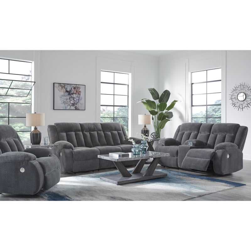 Signature Design by Ashley Observation PC2140599 Reclining Power Sofa with Drop Down Table IMAGE 9