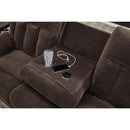 Signature Design by Ashley Free Wake PC2140699 Reclining Power Sofa with Drop Down Table IMAGE 7