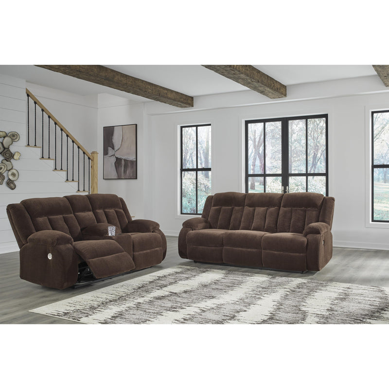 Signature Design by Ashley Free Wake PC2140699 Reclining Power Sofa with Drop Down Table IMAGE 8
