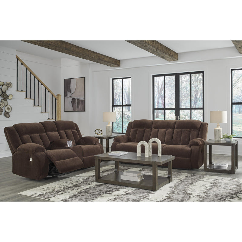 Signature Design by Ashley Free Wake PC2140699 Reclining Power Sofa with Drop Down Table IMAGE 9