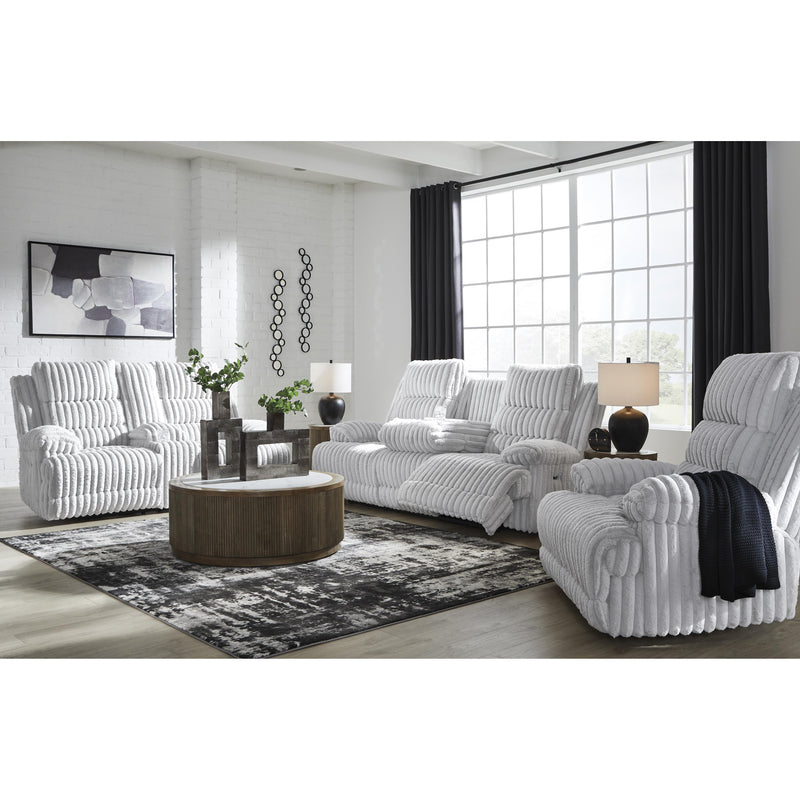 Signature Design by Ashley Rhines Falls PC4280499 Reclining Power Sofa with Drop Down Table IMAGE 17