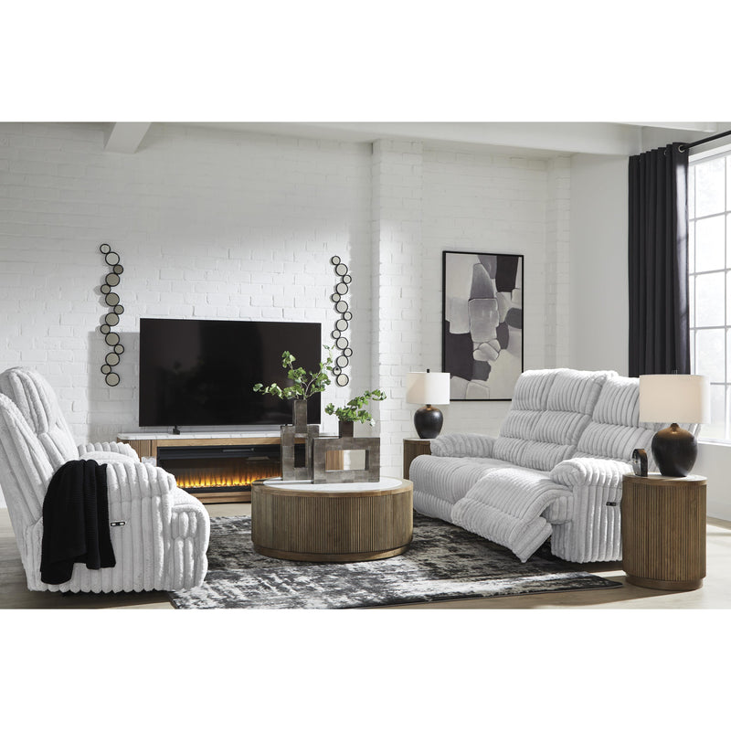 Signature Design by Ashley Rhines Falls PC4280499 Reclining Power Sofa with Drop Down Table IMAGE 19