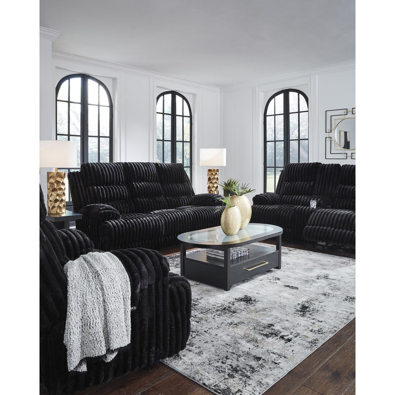 Signature Design by Ashley Rhine Falls PC4280596 Double Reclining Power Loveseat with Console IMAGE 9