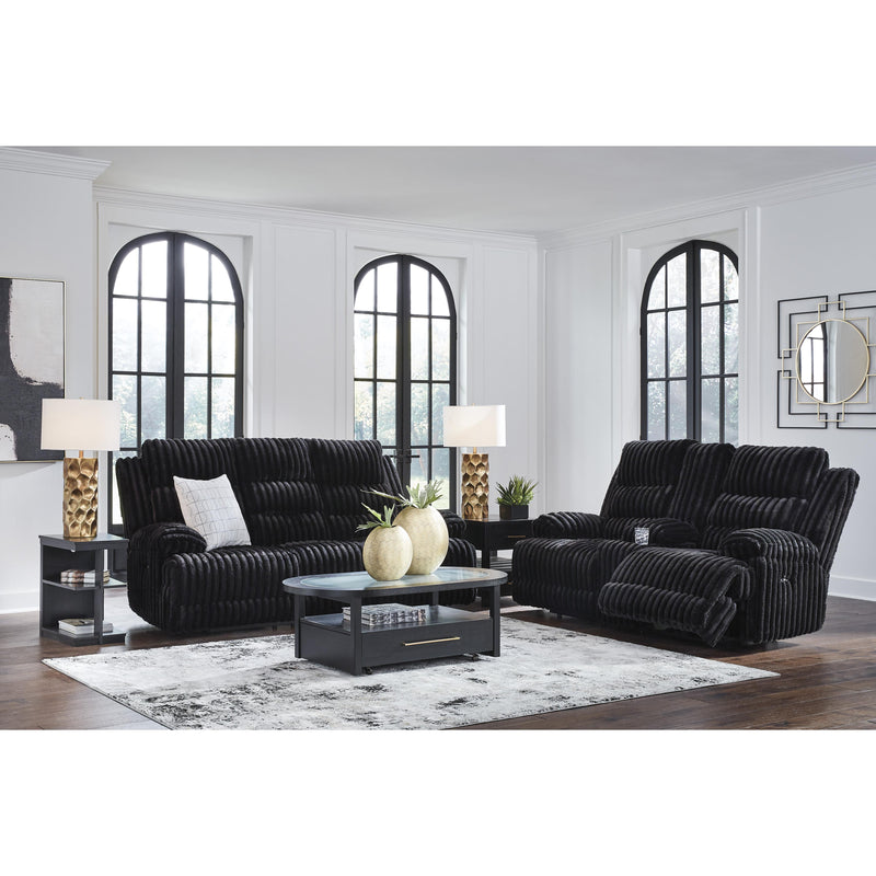 Signature Design by Ashley Rhine Falls PC4280599 Reclining Power Sofa with Drop Down Table IMAGE 14